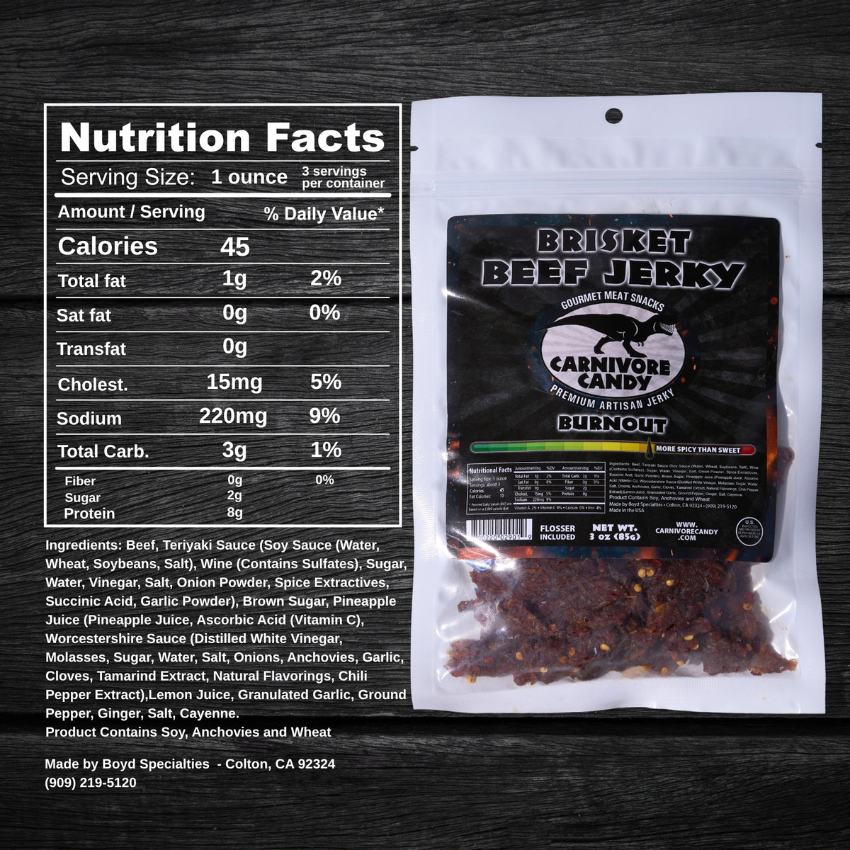 Burnout Brisket Beef Jerky
