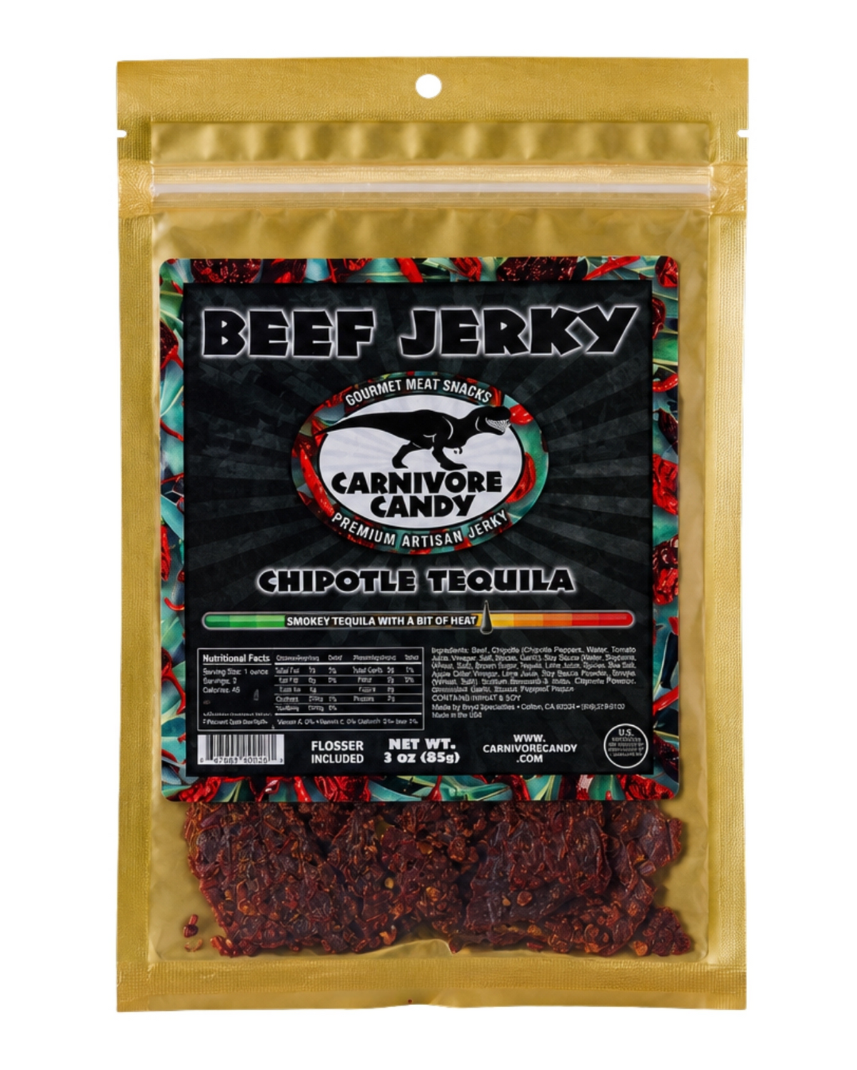 Chipotle Tequila Brisket Beef Jerky