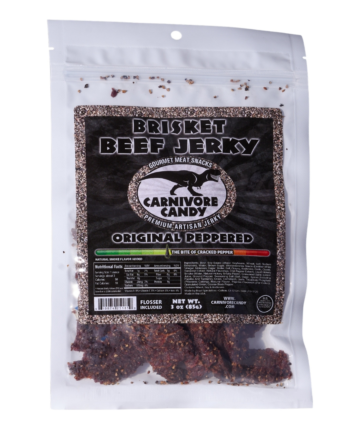 Original Peppered Brisket Beef Jerky
