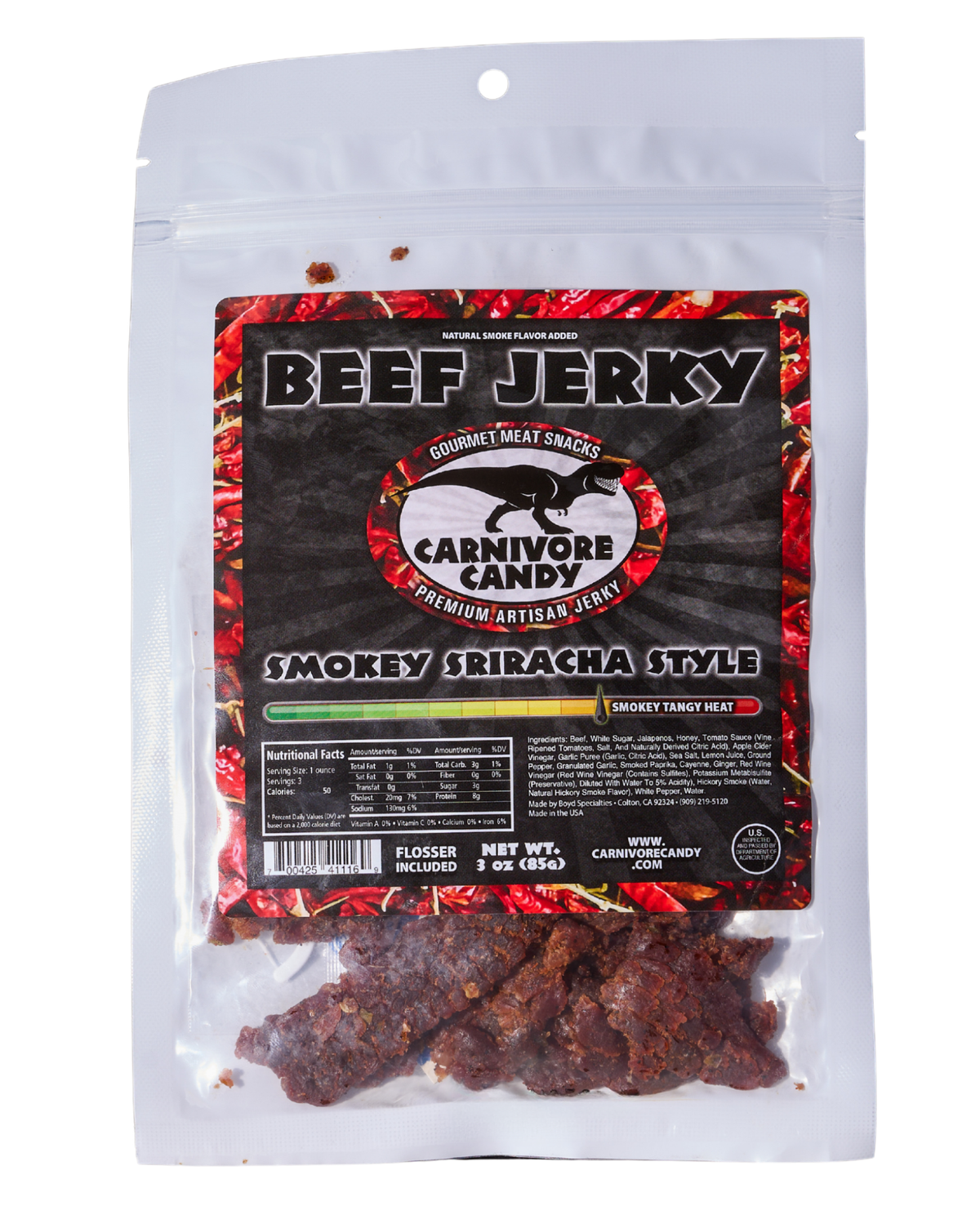 Sriracha Style Brisket Beef Jerky